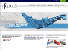 Tablet Screenshot of faesa.com.ar